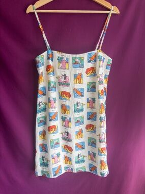 Cools Club Aussie Summer Animal Print Shift Dress NWT Size M